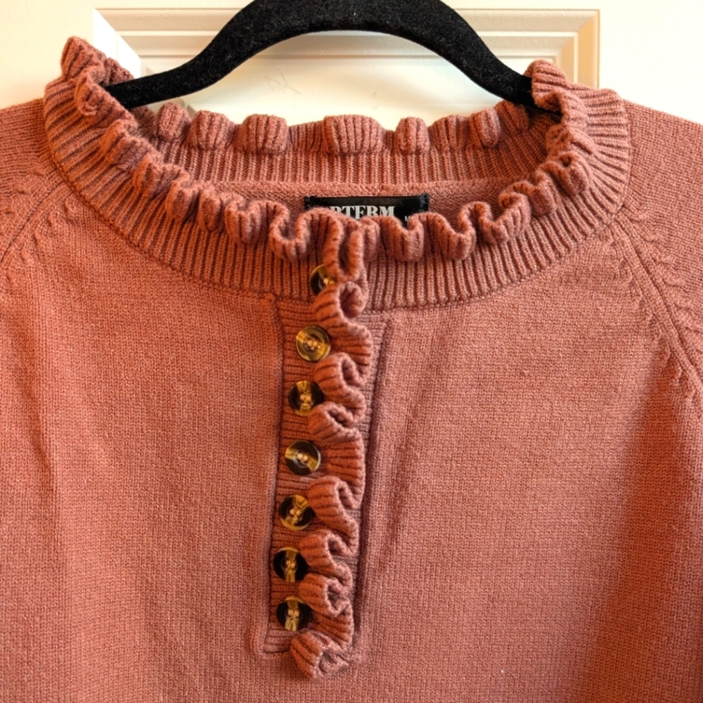 BTFBM Ruffle Neck Sweater - Picture 3 of 6
